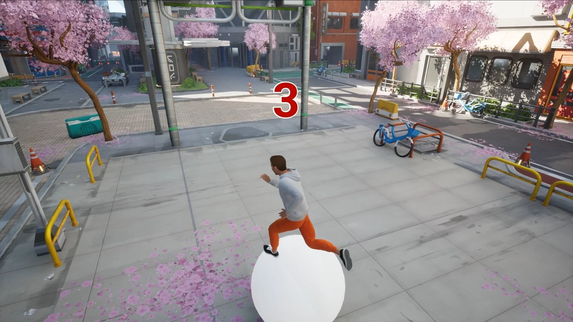 Изображение игры: JUMP ON THE BALL!