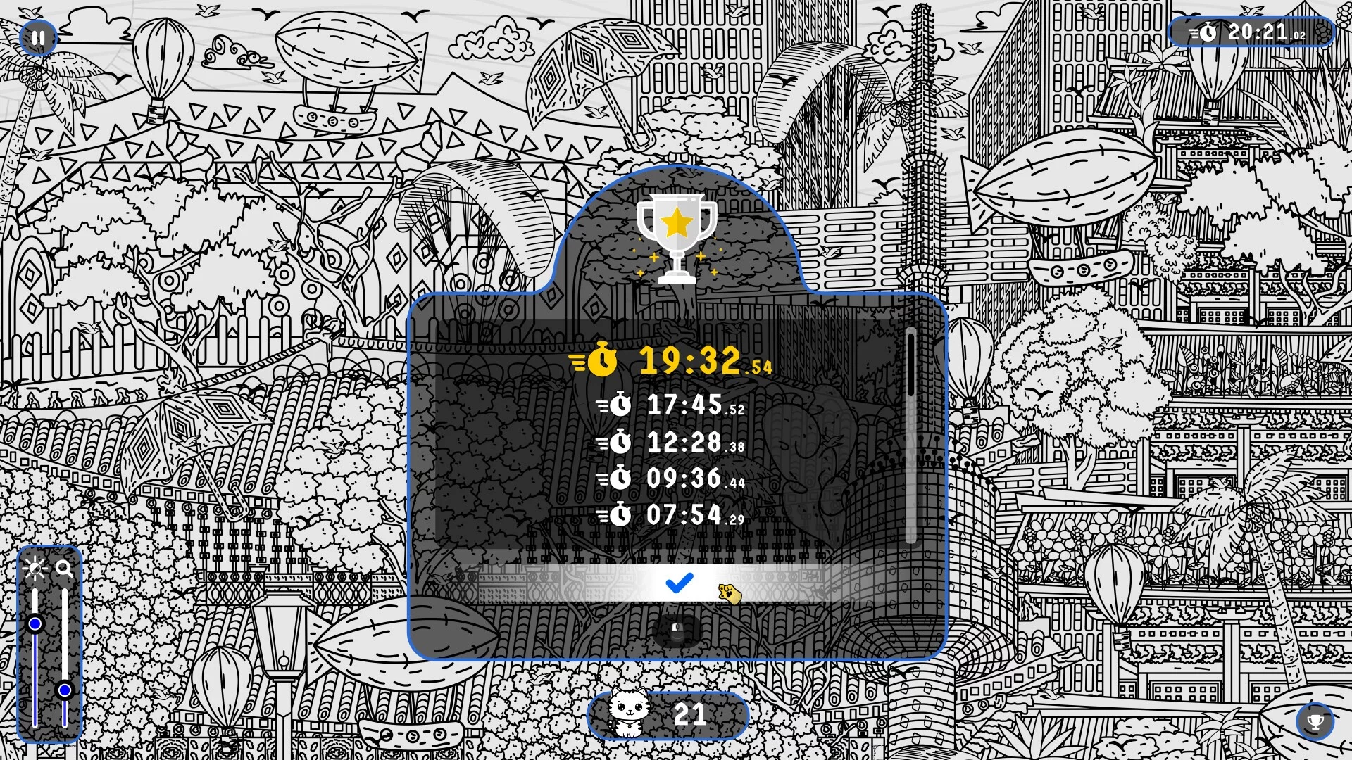Изображение игры: 101 Cats Hidden in Seoul