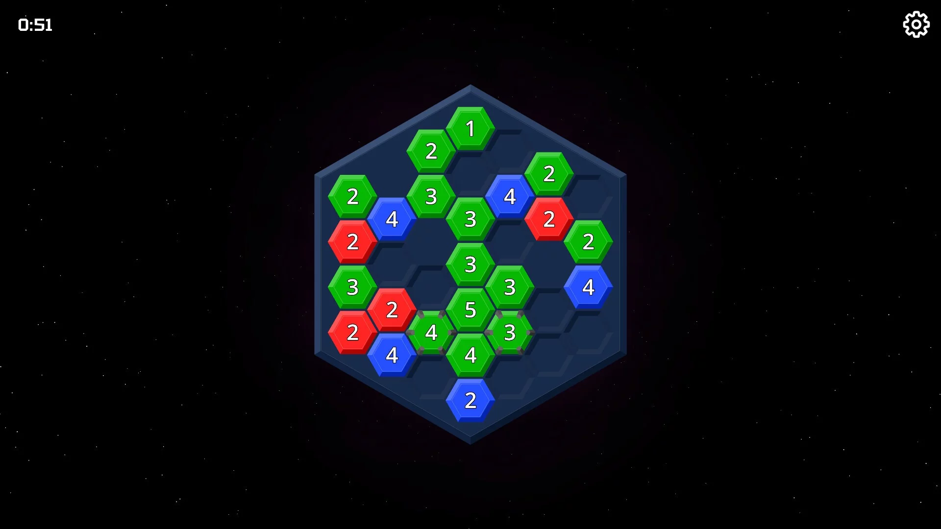 Изображение игры: Hexiom