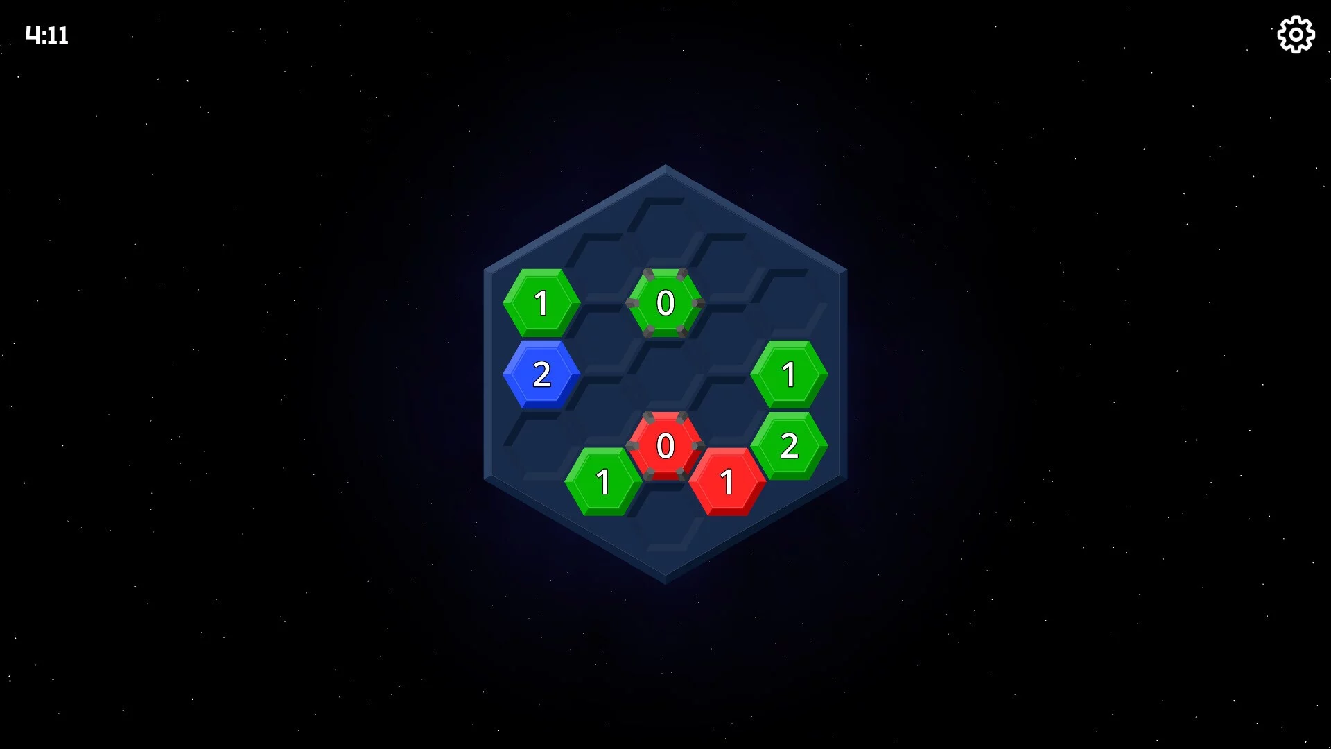 Изображение игры: Hexiom