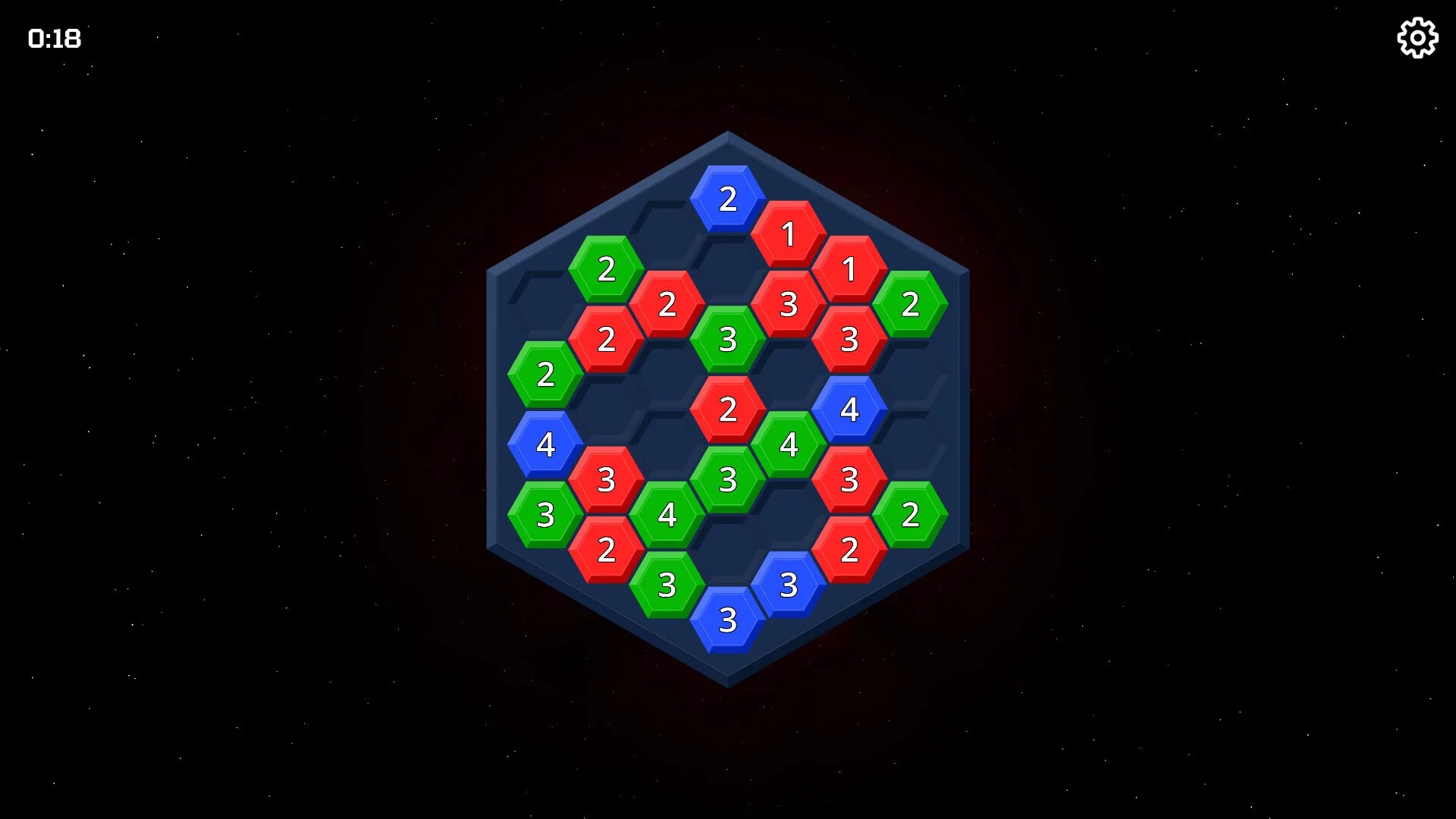Изображение игры: Hexiom