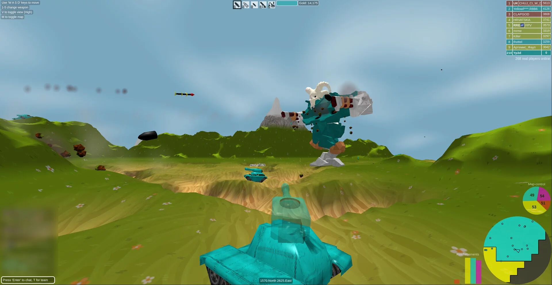 Изображение игры: Tanks 3D
