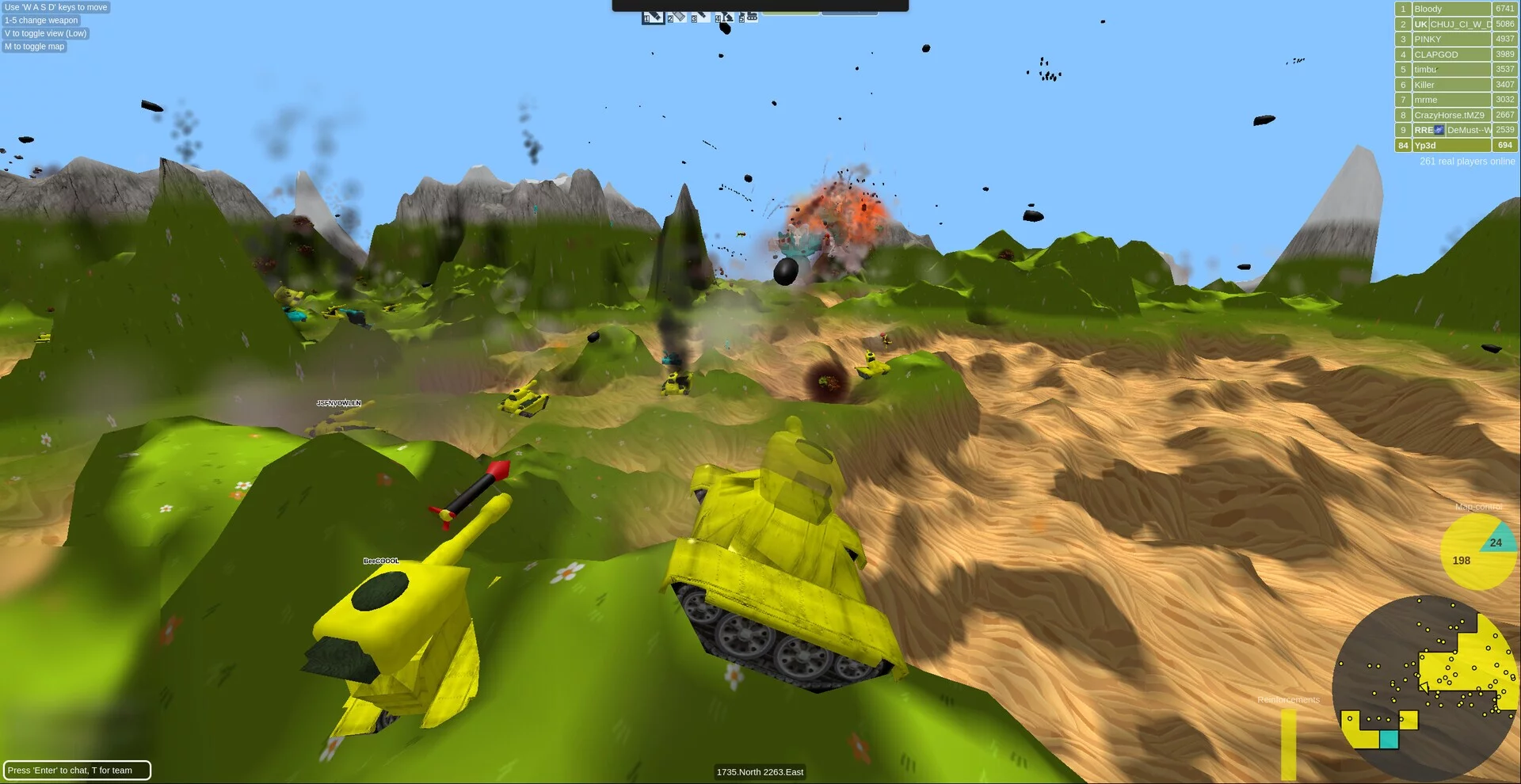 Изображение игры: Tanks 3D