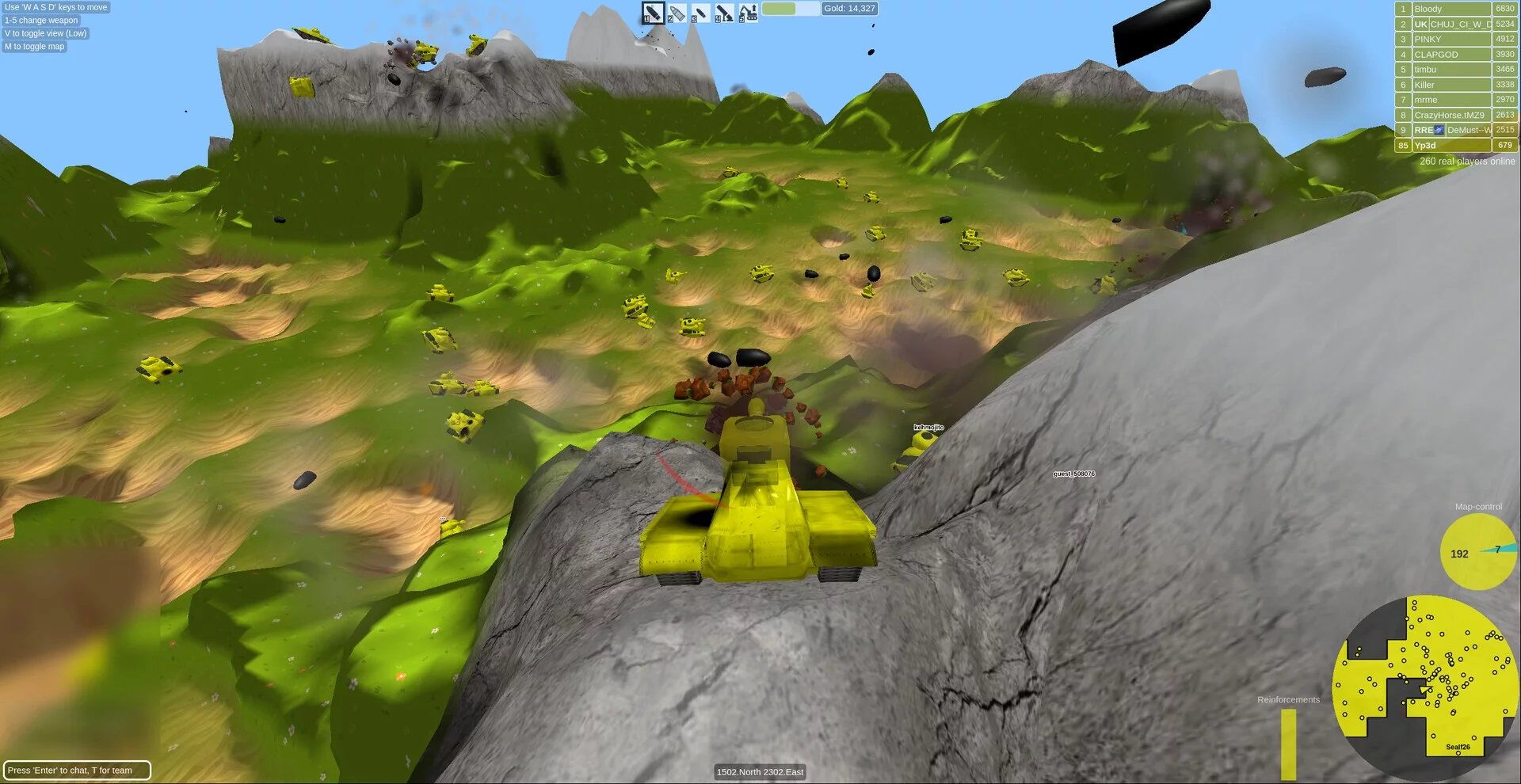 Изображение игры: Tanks 3D