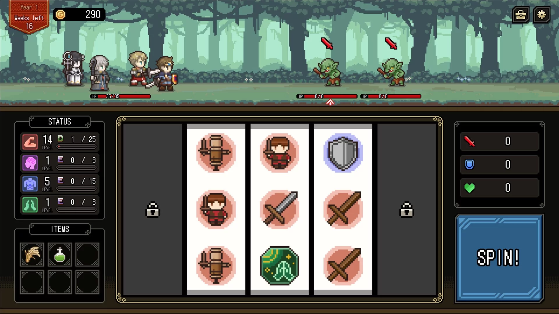 Изображение игры: Who Trained the Hero? -Spin of Fate