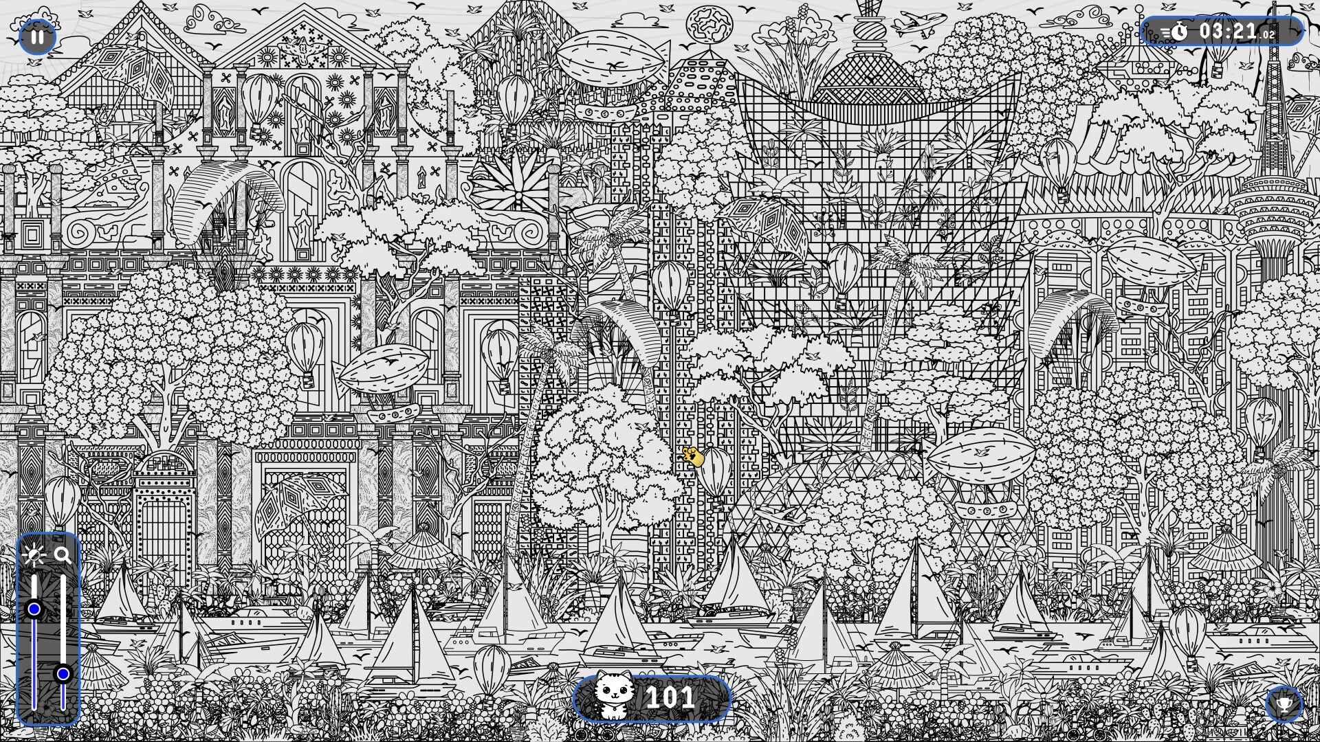 Изображение игры: 101 Cats Hidden in Macau