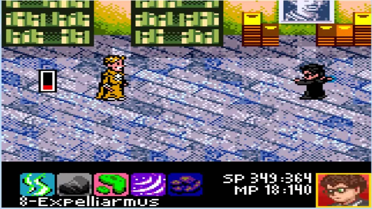 Изображение игры: Harry Potter and the Chamber of Secrets (GBC)