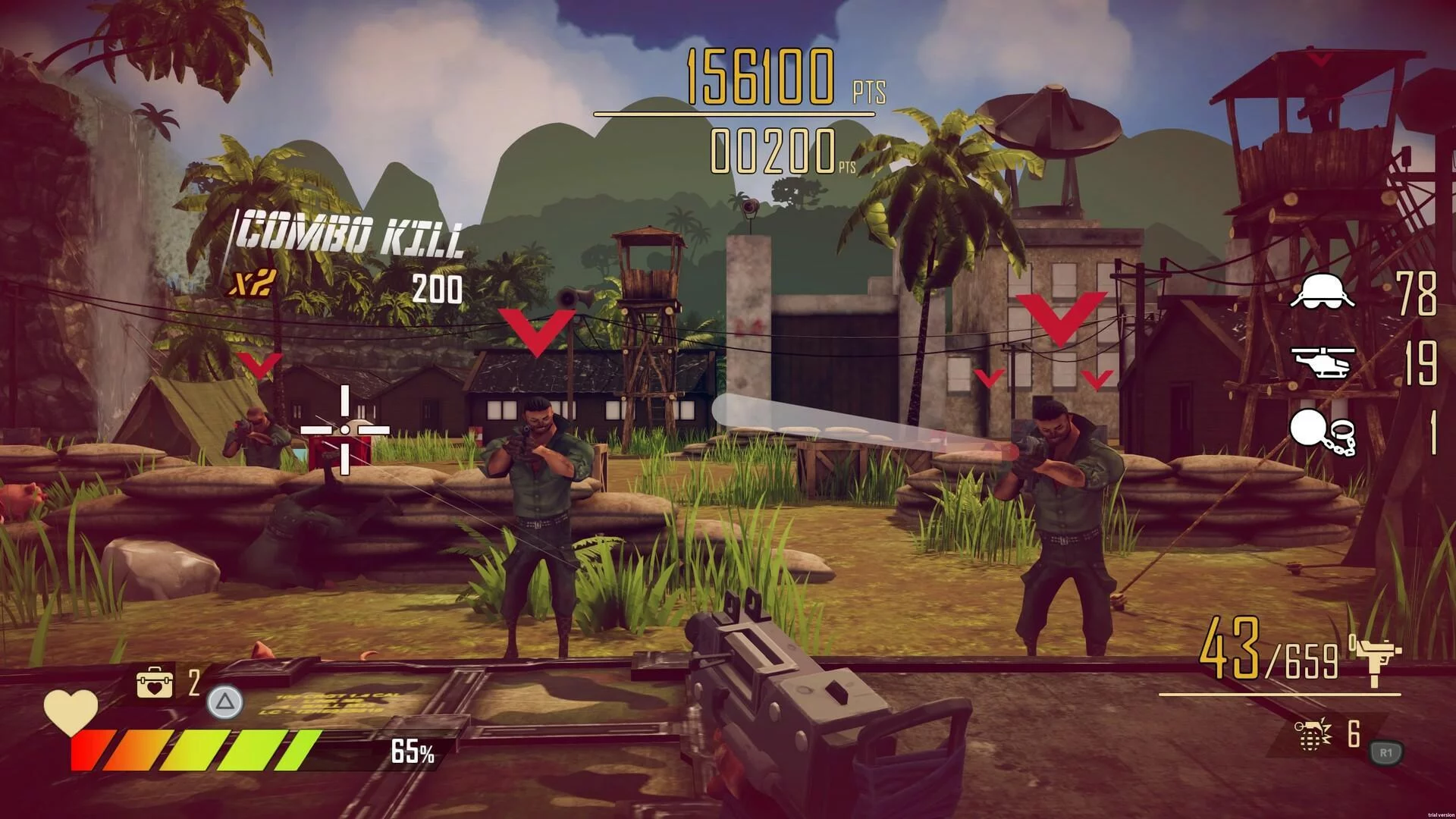Изображение игры: Operation Wolf Returns: First Mission