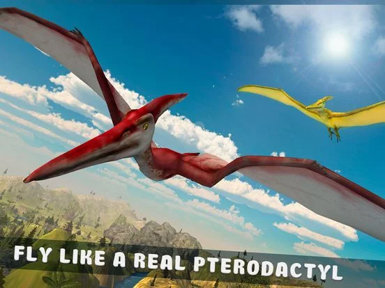 Изображение игры: Pterodactyl Simulator: Flying Dinosaur 3D