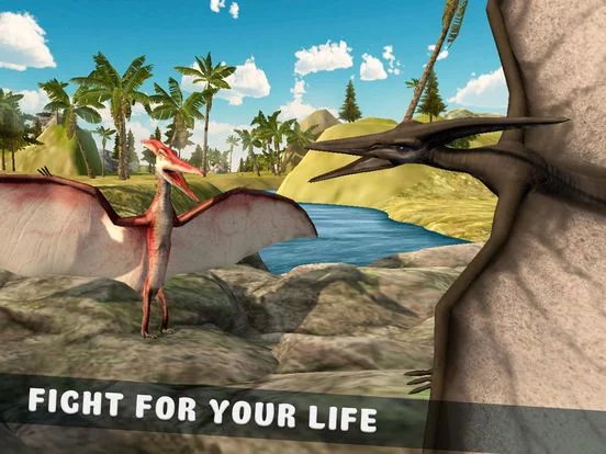 Изображение игры: Pterodactyl Simulator: Flying Dinosaur 3D