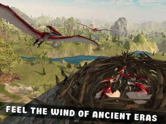 Изображение игры: Pterodactyl Simulator: Flying Dinosaur 3D