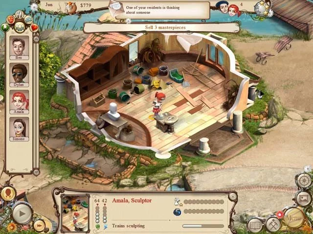 Изображение игры: Artist Colony