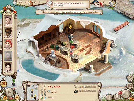 Изображение игры: Artist Colony