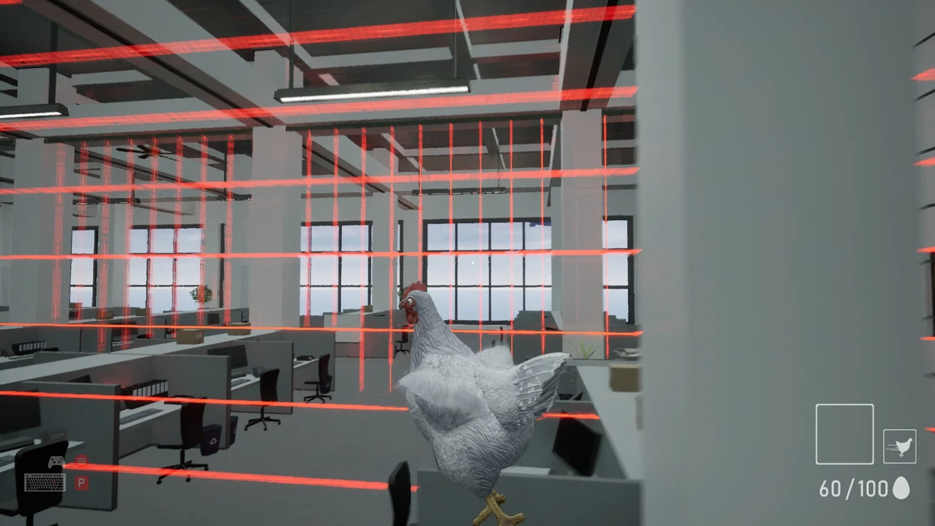 Изображение игры: A Chicken In The Office