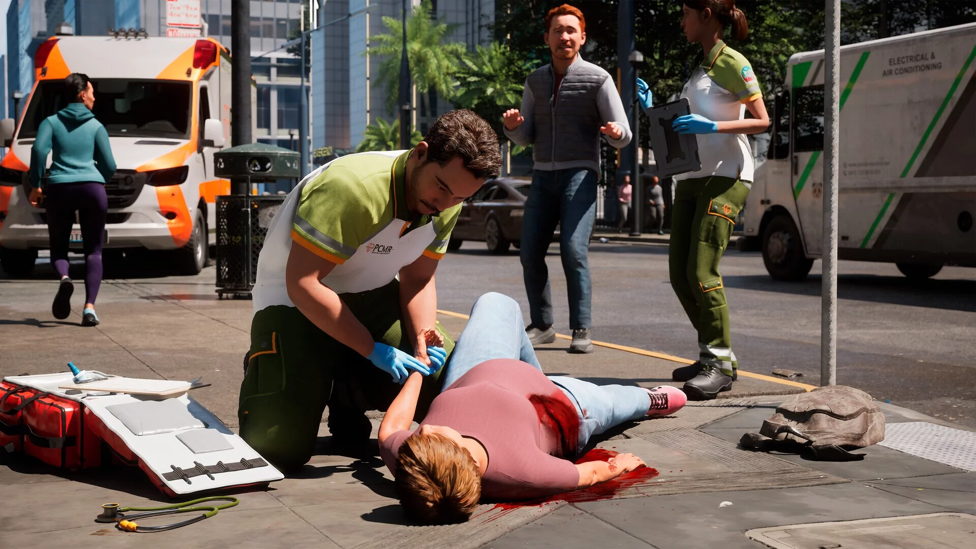 Изображение игры: Ambulance Life: A Paramedic Simulator