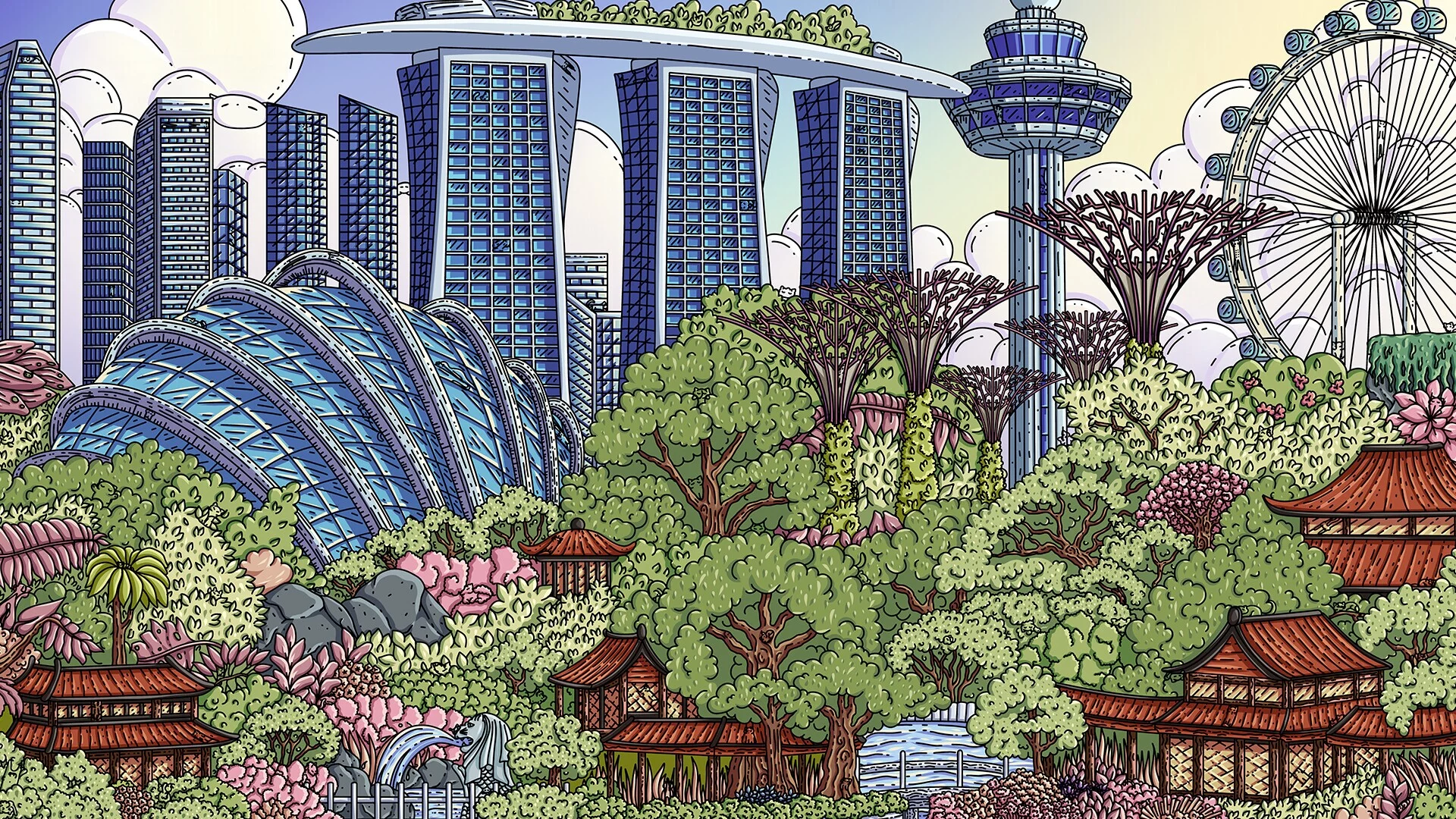 Изображение игры: 100 Singapore Cats