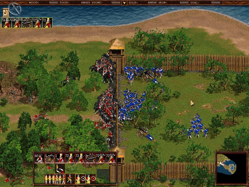 Изображение игры: Cossacks: Art of War