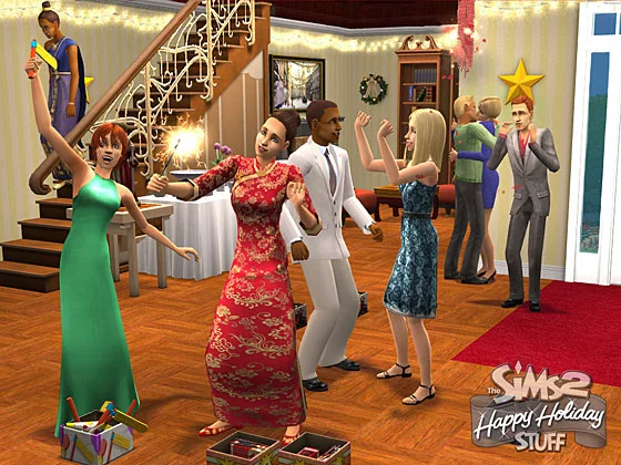 Изображение игры: The Sims 2: Happy Holiday Stuff