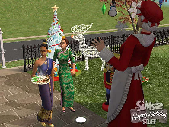 Изображение игры: The Sims 2: Happy Holiday Stuff