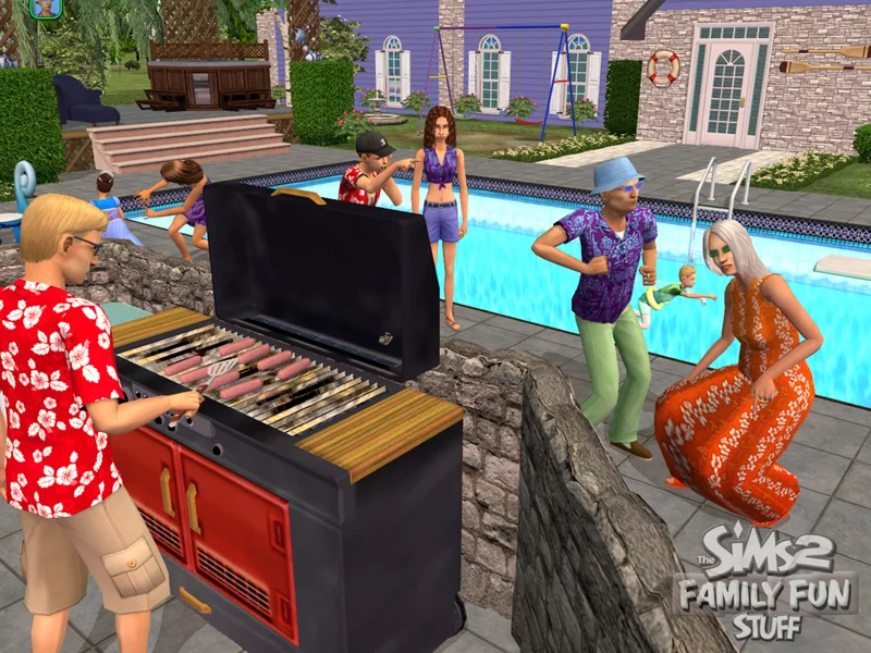 Изображение игры: The Sims 2: Family Fun Stuff