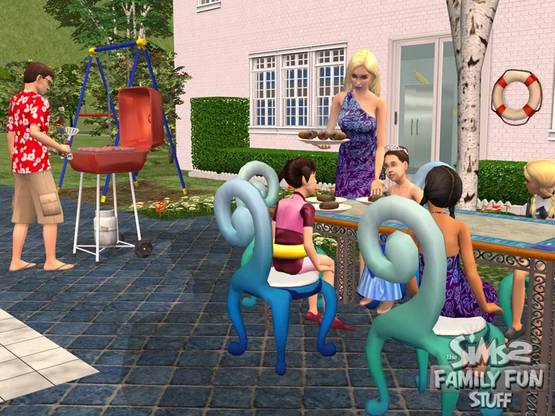 Изображение игры: The Sims 2: Family Fun Stuff