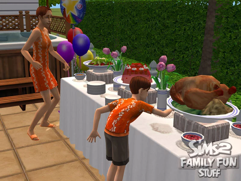 Изображение игры: The Sims 2: Family Fun Stuff