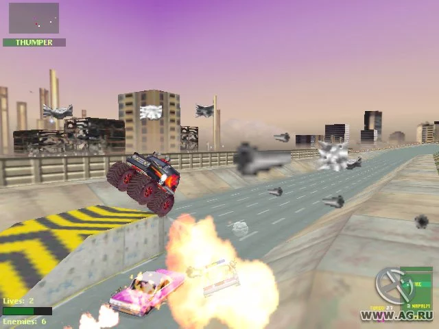 Изображение игры: Twisted Metal 2