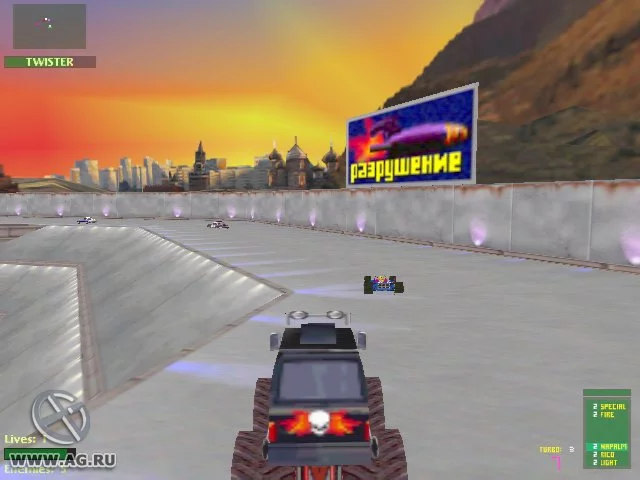 Изображение игры: Twisted Metal 2