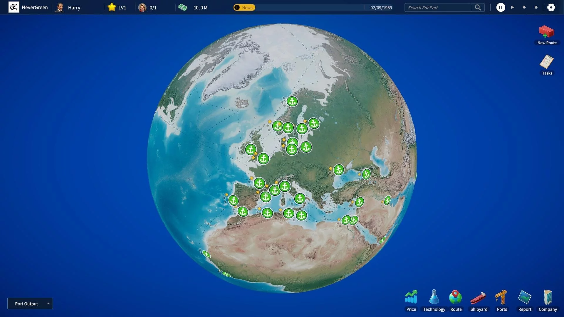 Изображение игры: Global Magnates: Shipping Tycoon