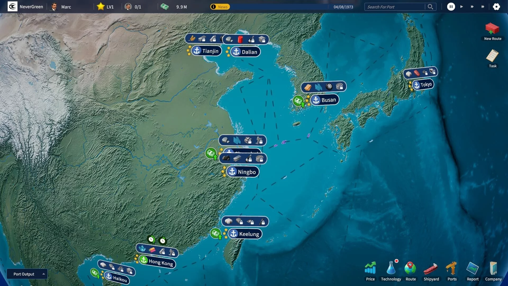 Изображение игры: Global Magnates: Shipping Tycoon
