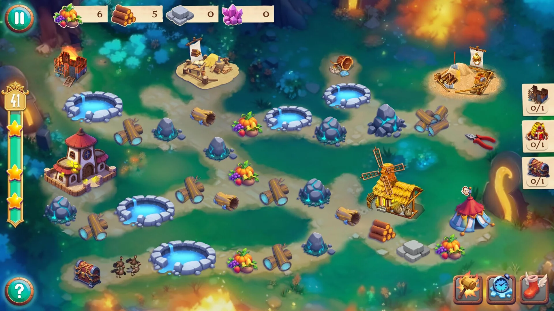 Изображение игры: Gnomes Garden: Mask of The Rat King