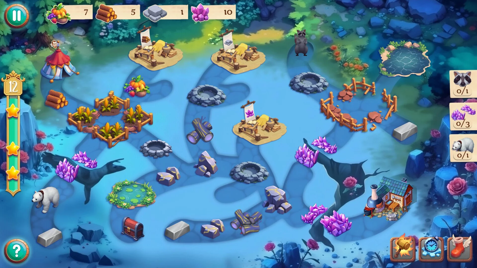 Изображение игры: Gnomes Garden: Mask of The Rat King