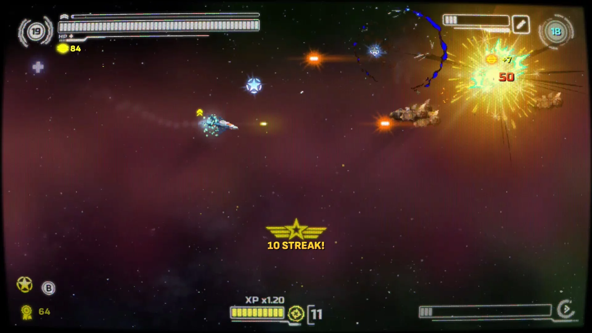Изображение игры: Galactic Outlaws