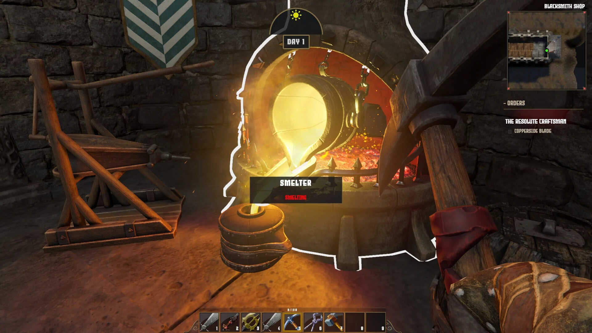 Изображение игры: Medieval Crafter: Blacksmith