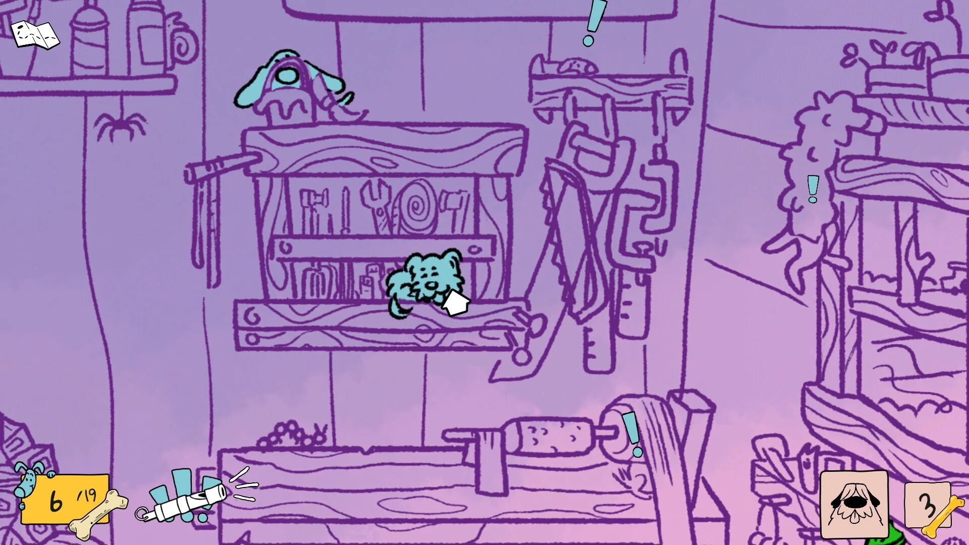 Изображение игры: Hidden Dogs: In the Dog House
