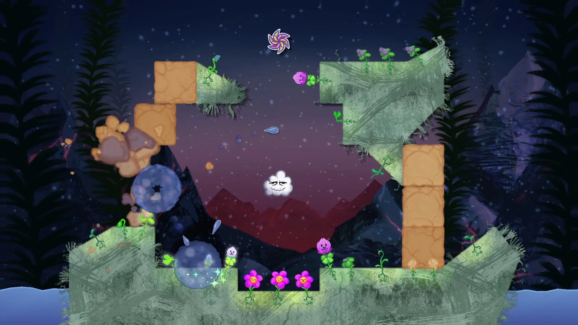 Изображение игры: Flowerdrops