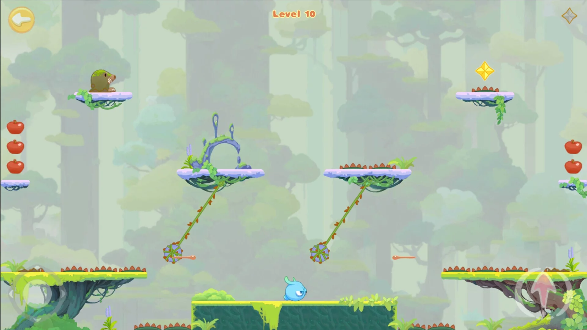 Изображение игры: 跳来跳去 Hop Around