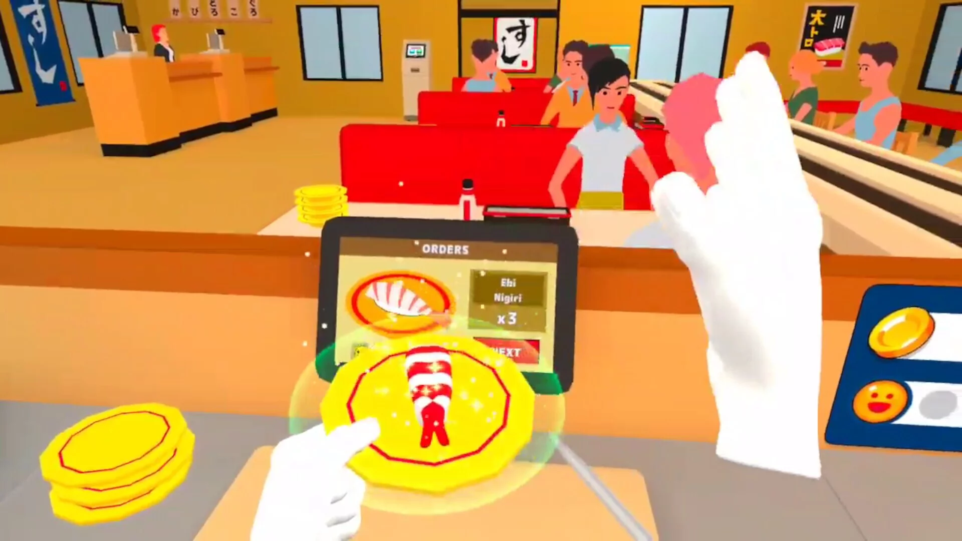 Изображение игры: Kaiten Sushi VR