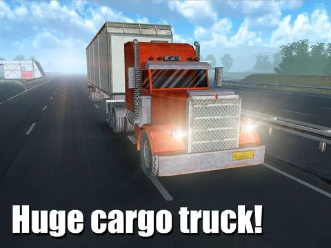 Изображение игры: Cargo Truck Driving Simulator 3D