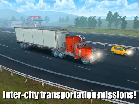 Изображение игры: Cargo Truck Driving Simulator 3D
