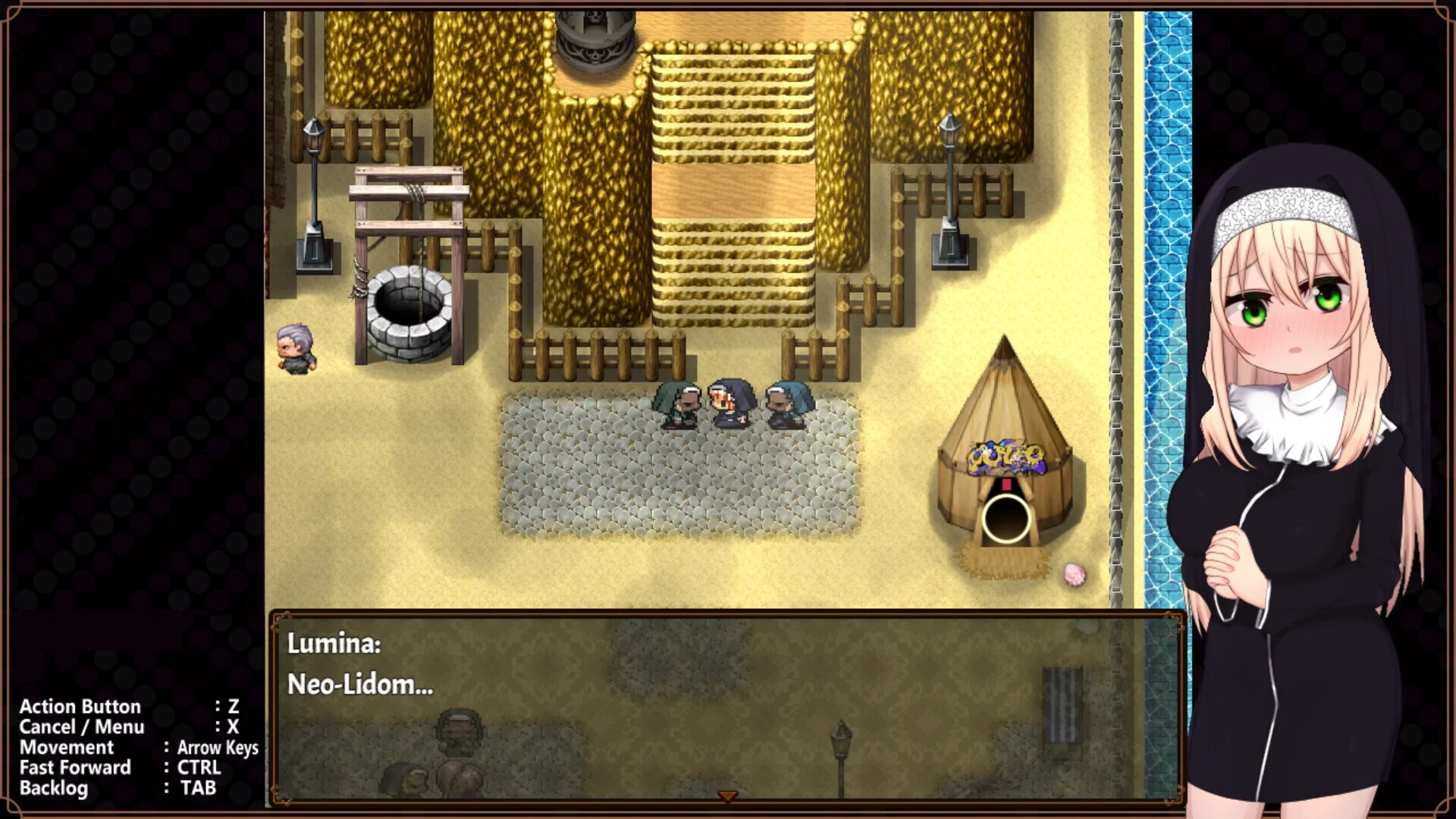 Изображение игры: Sister Lumina and the Hypnosis Cult