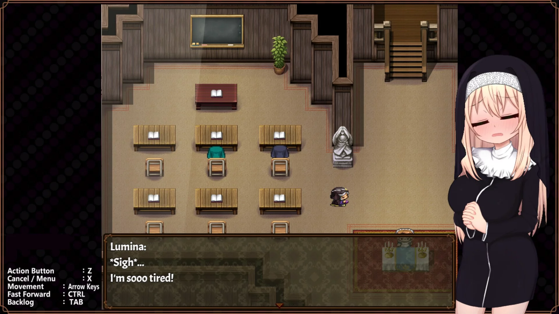 Изображение игры: Sister Lumina and the Hypnosis Cult
