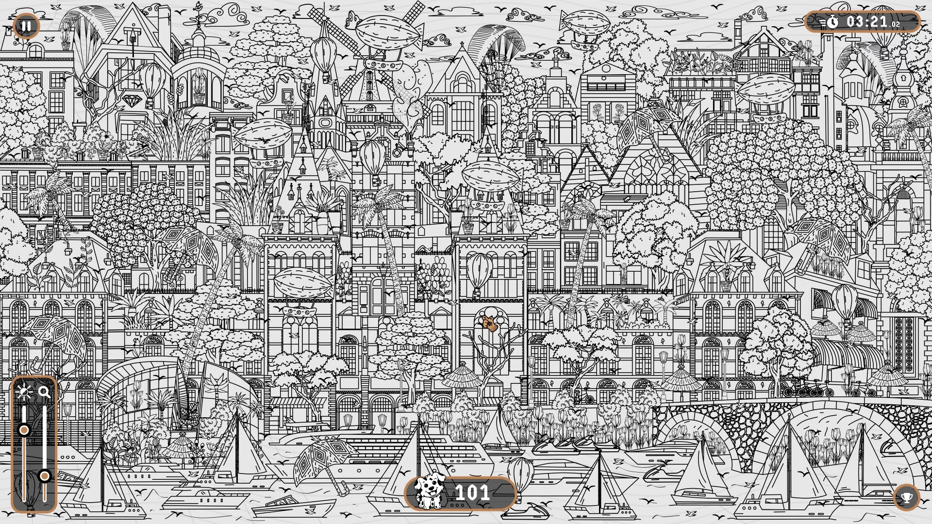 Изображение игры: 101 Dogs Hidden in Amsterdam