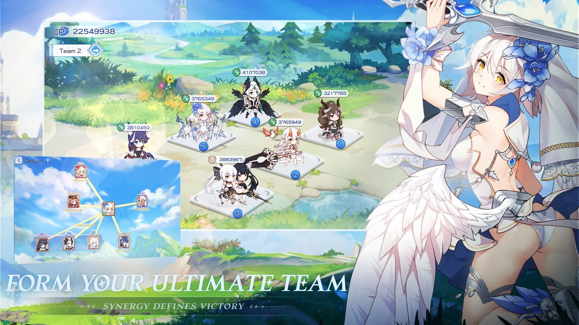 Изображение игры: Goddess of Fate: Anime RPG