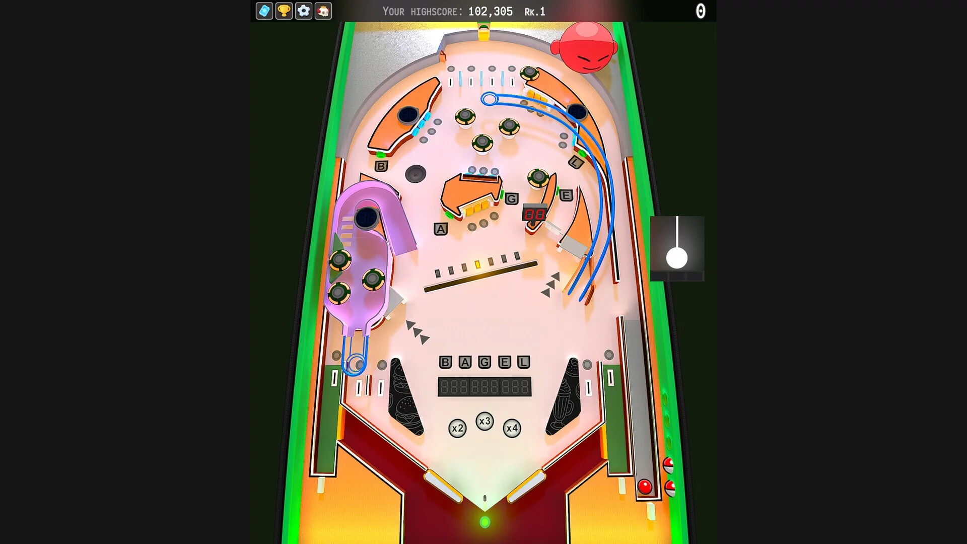 Изображение игры: Dinerball Z
