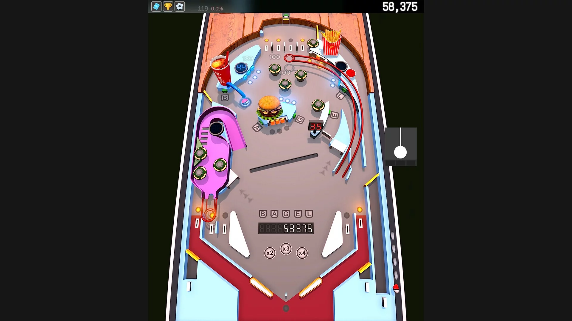 Изображение игры: Dinerball Z
