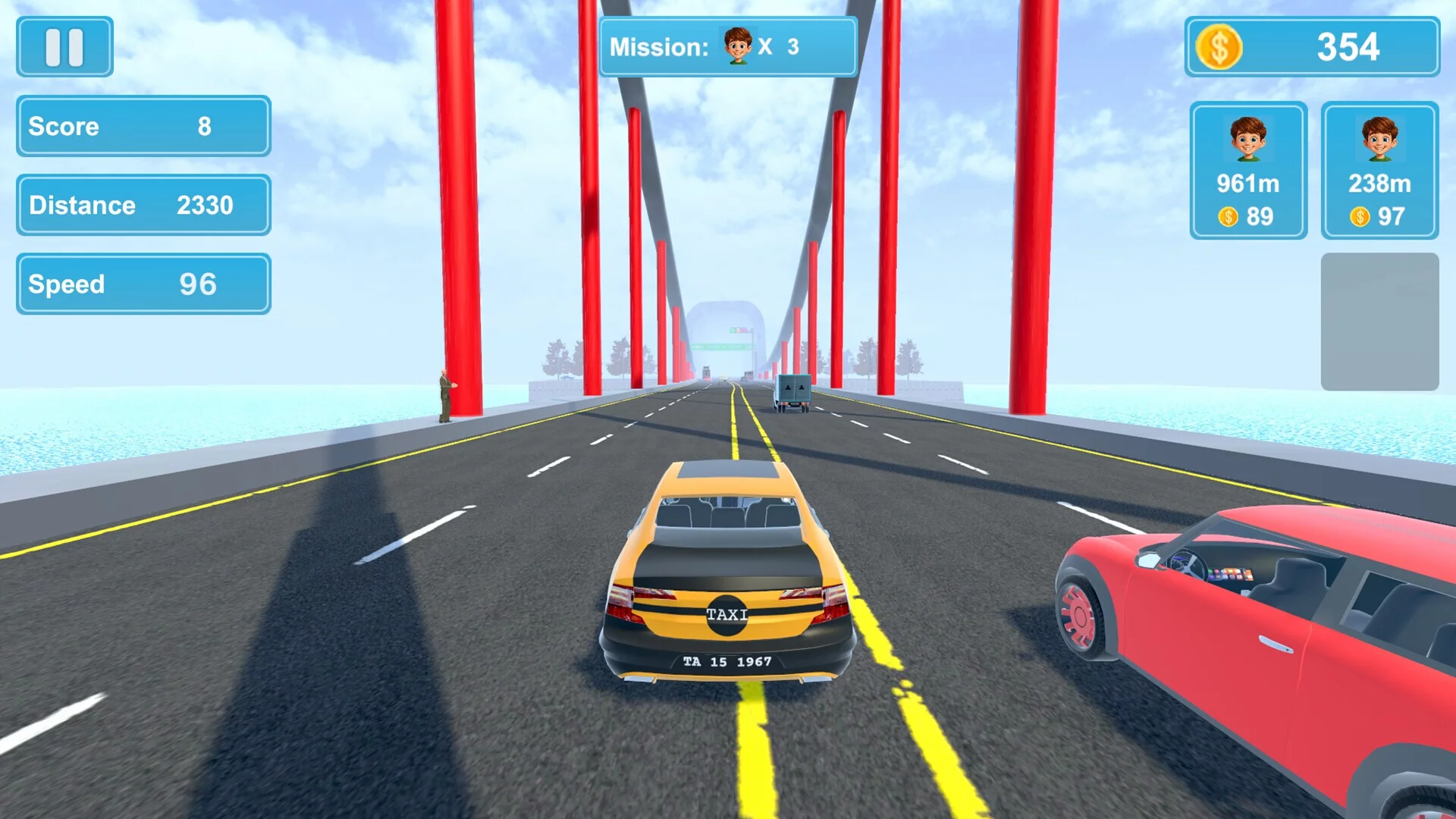 Изображение игры: City Taxi Mission