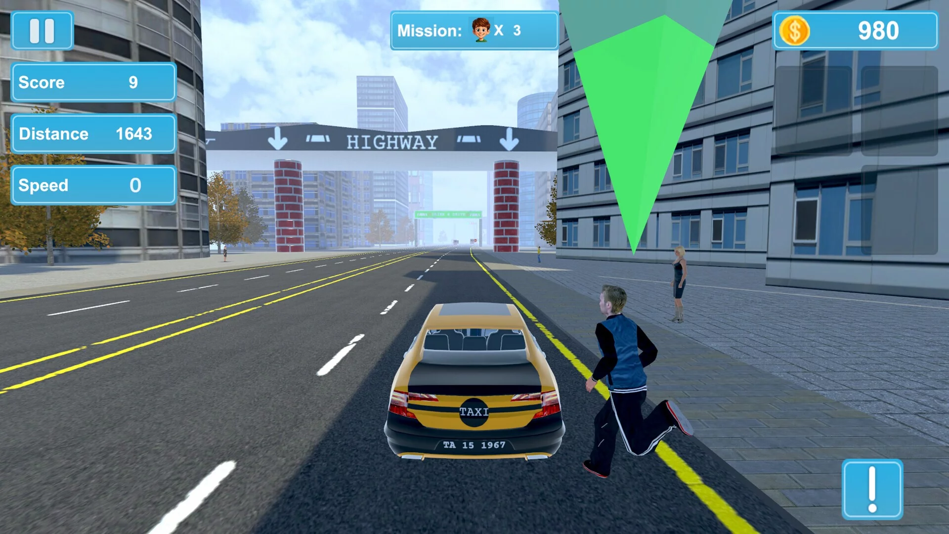 Изображение игры: City Taxi Mission