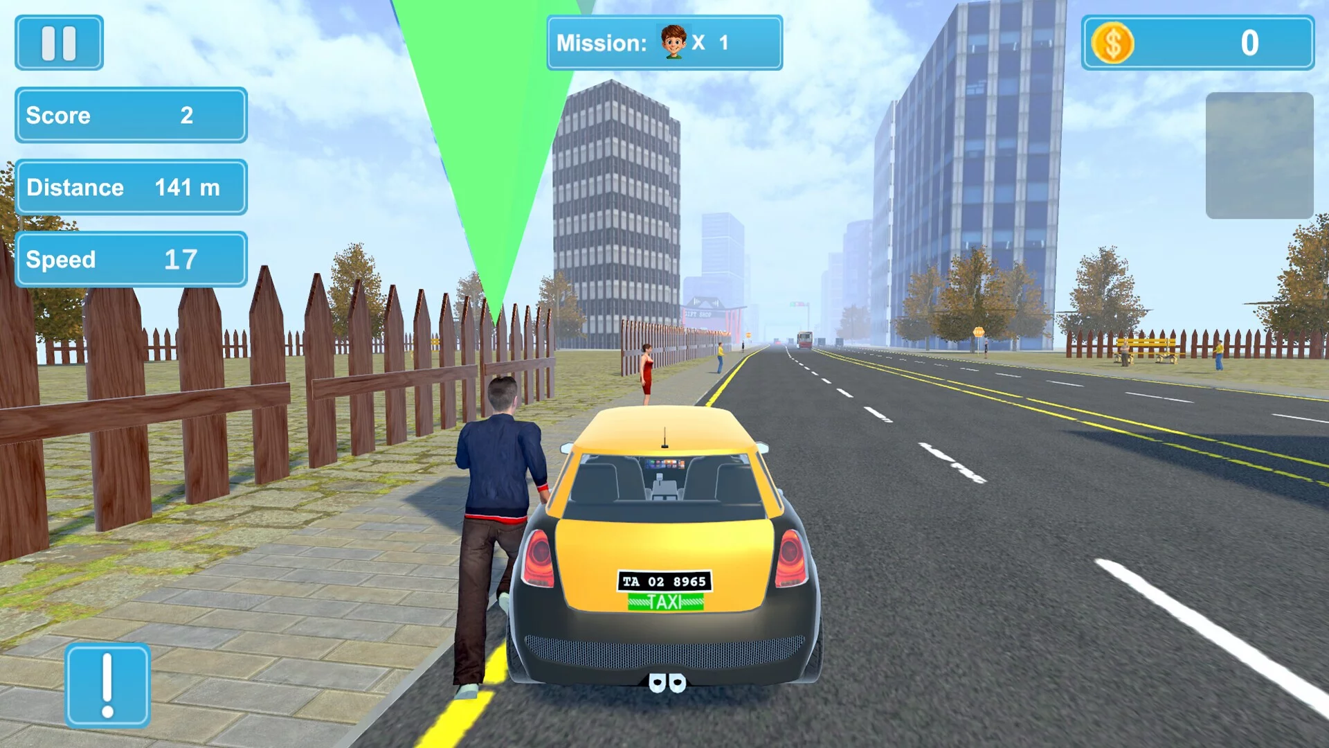 Изображение игры: City Taxi Mission