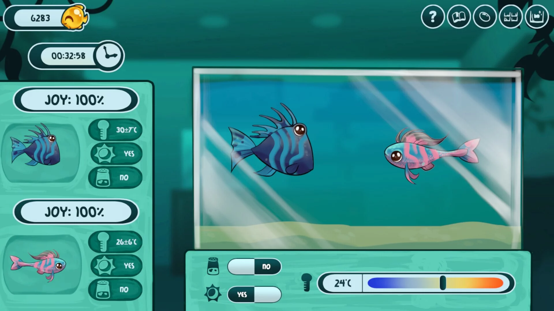 Изображение игры: My Joyful Aquarium